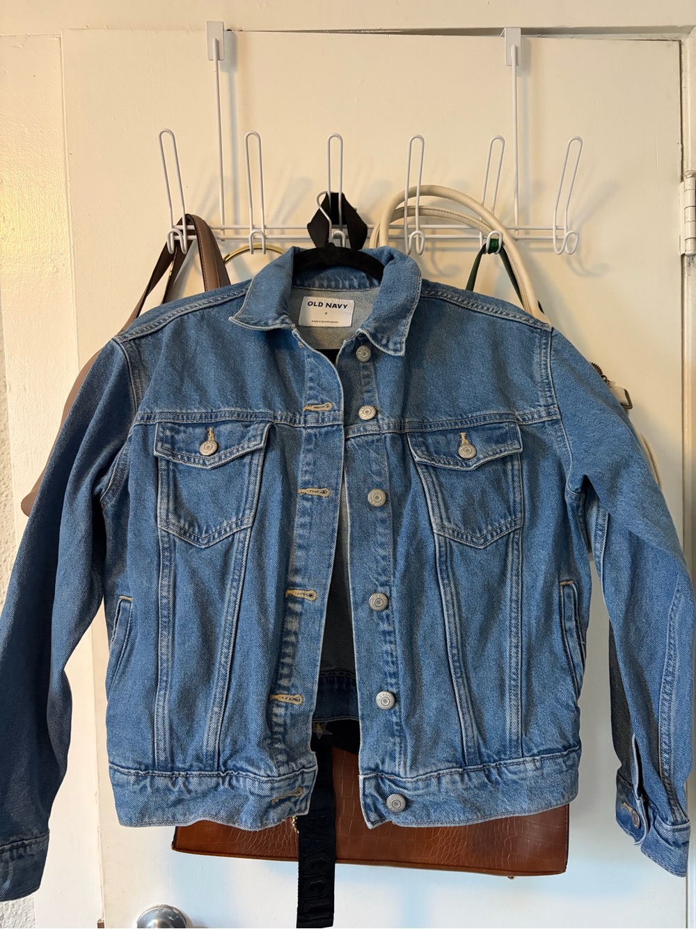 Old Navy Medium Blue Denim Trucker Jacket
